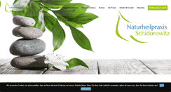 Desktop Screenshot of naturheilpraxis-schidorowitz.de