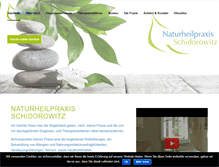 Tablet Screenshot of naturheilpraxis-schidorowitz.de